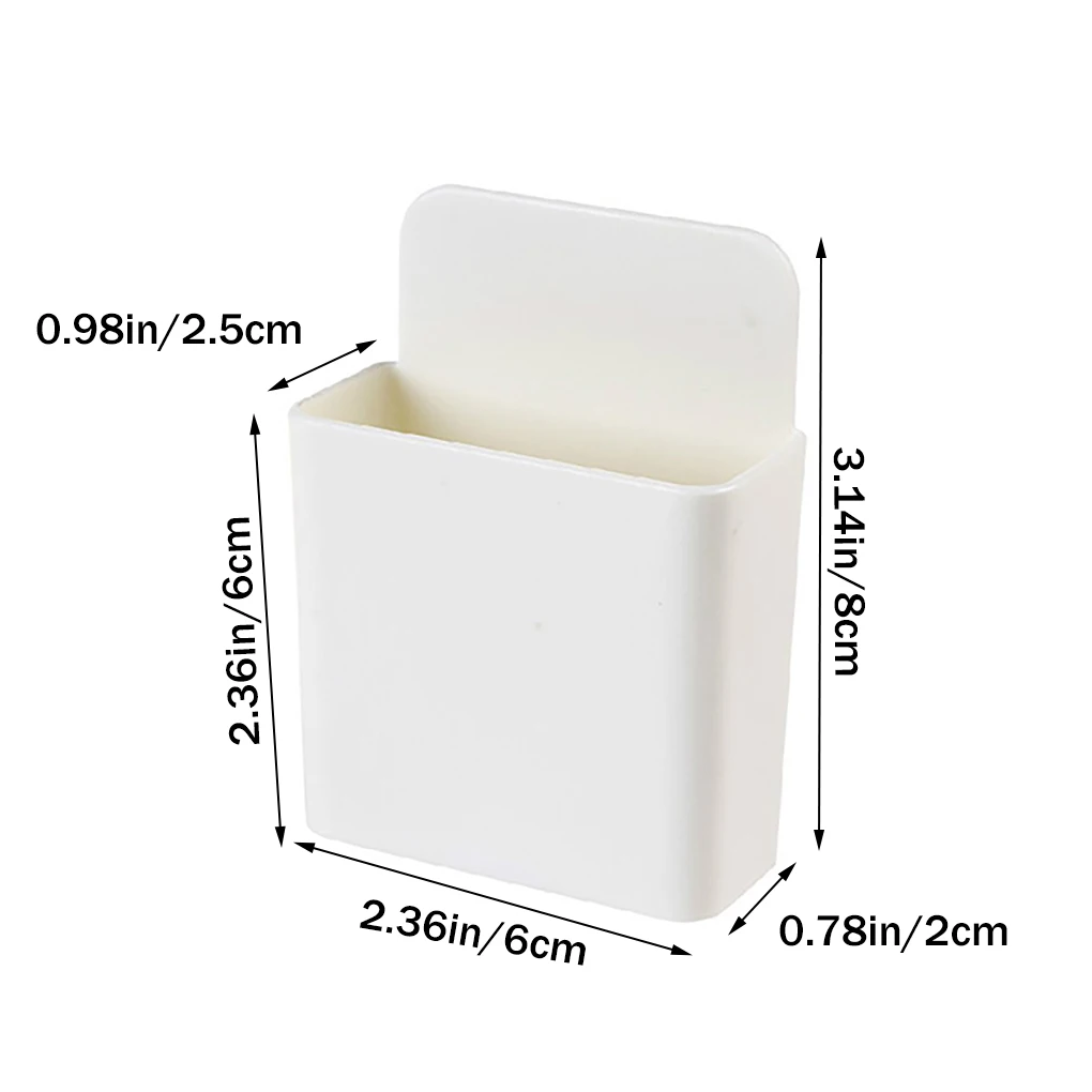 New Wall Mounted Storage Box Remote Control Storage Organizer Case For Air Conditioner TV MobilePhone Plug Holder Stand Rack images - 6