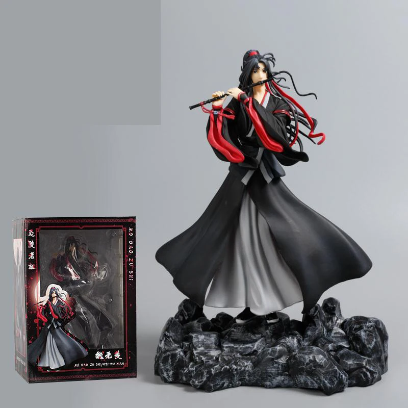 

Mo Dao Zu Shi Anime Figure Toys Wei Wuxian Yi Ling Lao Zu Figurine Lan WangJi PVC Action Figure Collectible Model Toy Doll 27cm