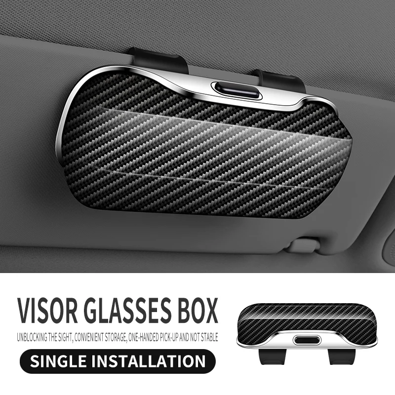 

Портативный Держатель Для Очков В Автомобиль - Автомобильный Держатель Для Линз, Защитный Чехол От Солнца