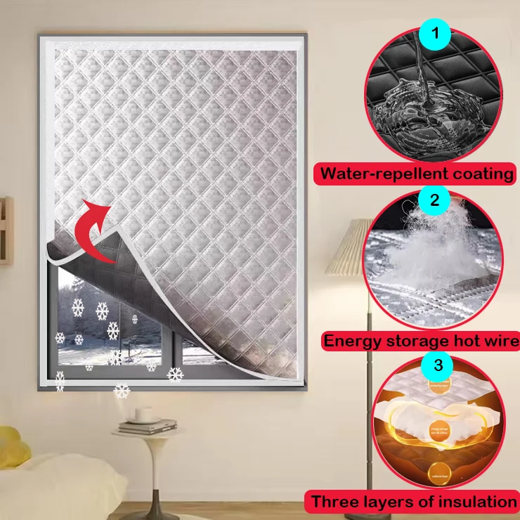 Теплые шторы из полиэстера