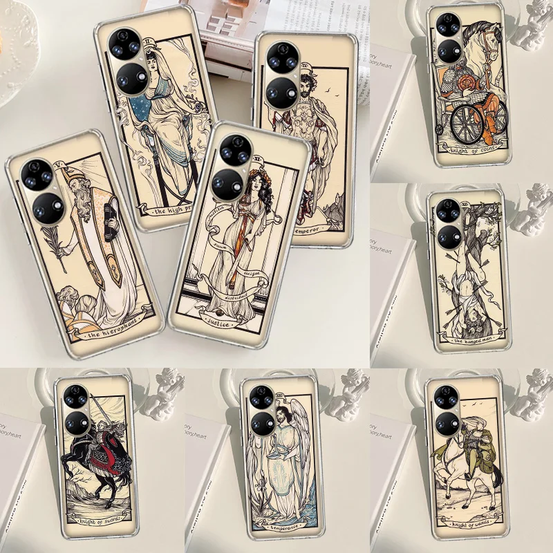 Tarot Cards for Halsey HFK Phone Case For Huawei P50 P40 Pro P30 Lite P20 P10 Mate 10 20 Lite 30 40 Pro Cover Coque