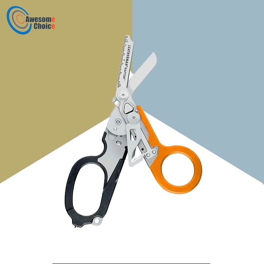 

Multifunction Scissors Raptors First Aid Expert Tactical Folding Scissors Outdoor Survival Tool Combination Camping Tools