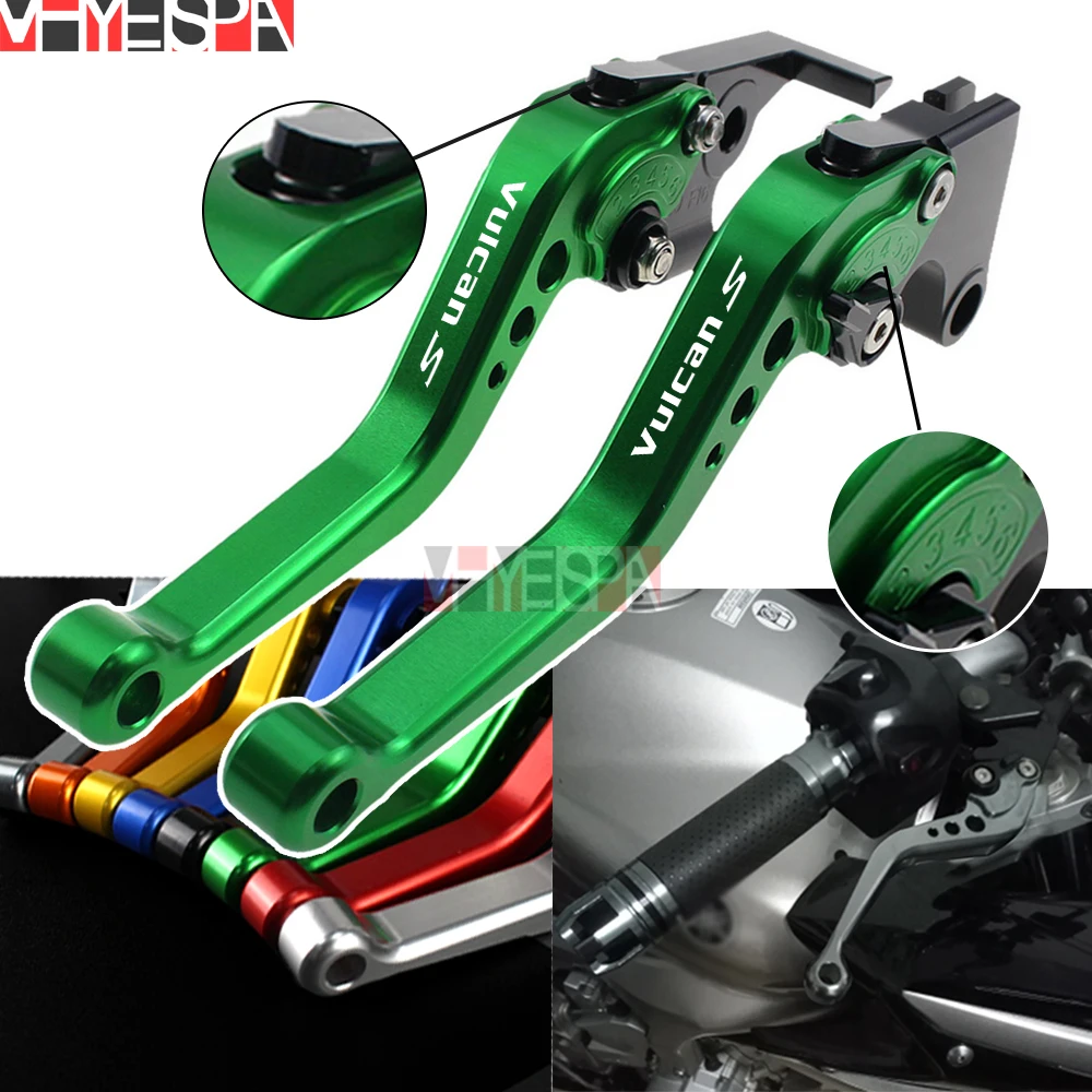 

Motorcycle Adjustable Handles Lever Short Brake Clutch Levers For KAWASAKI VN 650 VULCAN S VN650 VULCANS 2015-2020 2019