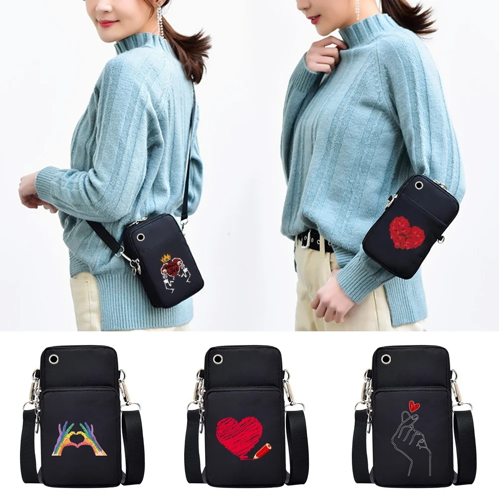 

Женская сумка-чехол, универсальная сумка через плечо для Samsung, женская сумка-кошелек, миниатюрная спортивная сумка, подарок для любимого, новинка 2023