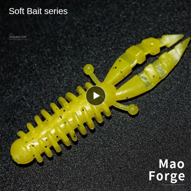 

Tear Resistant Artificial Bait High Simulation Soft Bait Tensile Soft Fake Bait Fishing Tools Silicone Material Bait