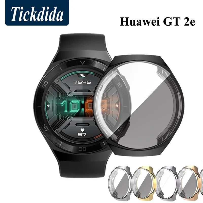 

For Huawei Watch GT 2e Soft TPU Case Huawei GT 2 2e 3 Full Case Cover Silicone TPU Bumper