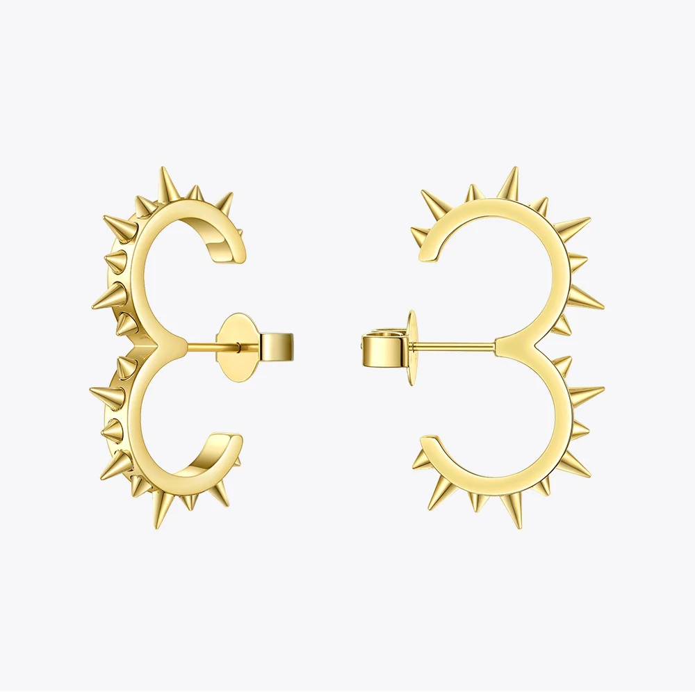 

Женские серьги-гвоздики с шипами, из нержавеющей стали