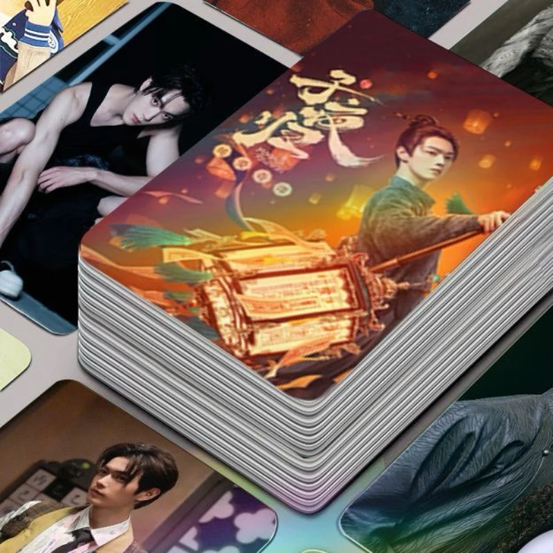 

30/50 шт. Soso Xu Kai Tian Xiwei Zhu Zhengting HD плакат ТВ Moonlit Reunion Drama Stills фото двусторонняя печать 3-дюймовая карта