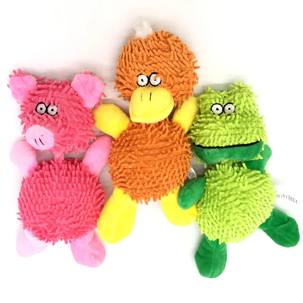 

High-quality Animal Chew Interactive Toy Dog Cute Plush Toy Cat Voice Ragdoll Frog Toy Dick Dog Pet Toy Accessories Supplies