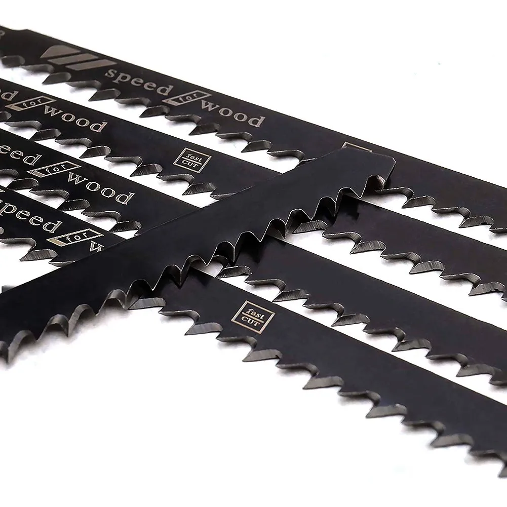 

Set Saw Blades Saw Steel T744D Ultra-long 10Pcs 4mm Pitch Black Blades Fast