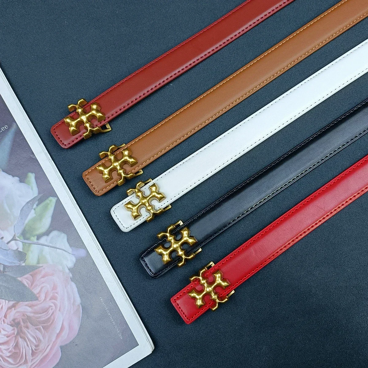 Кожаный ремень модный с буквенным логотипом дизайнерский для женщин cinturones arnes mujer