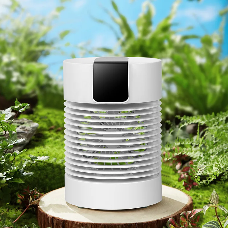 

Ar Condicionado Usb Desktop Water Fans Automatic Shaking Head Cooler USB Charging Convenient Air Conditioning Fan 360 Degree