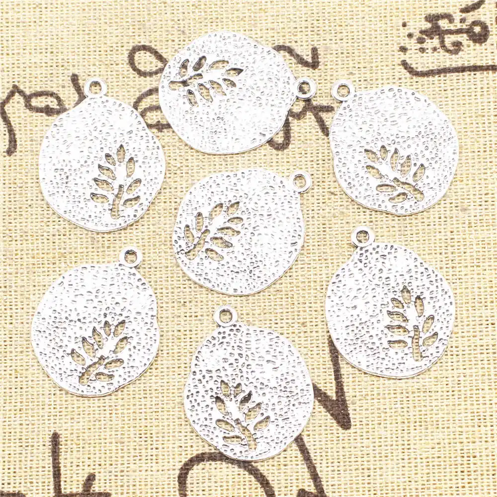 

Tree Charms Wholesale Pendants Jewelry Making Antiqu 23X29mm Antique Silver Color 20 Pieces