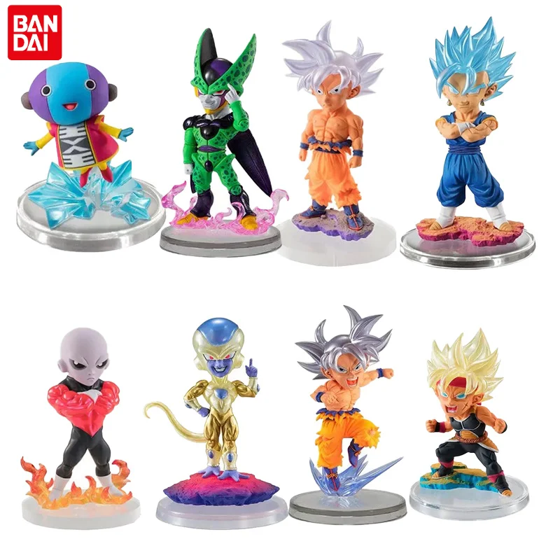 

Original Bandai Dragon Ball Z Anime Figures Broly Frieza Burdock Cell Jiren Gogeta Vegeta Zeno Son Goku Toys for Children PVC