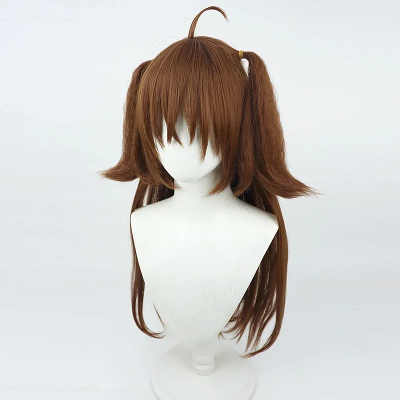 Парик для косплея аниме киририн революция коричневый конский хвост термостойкие