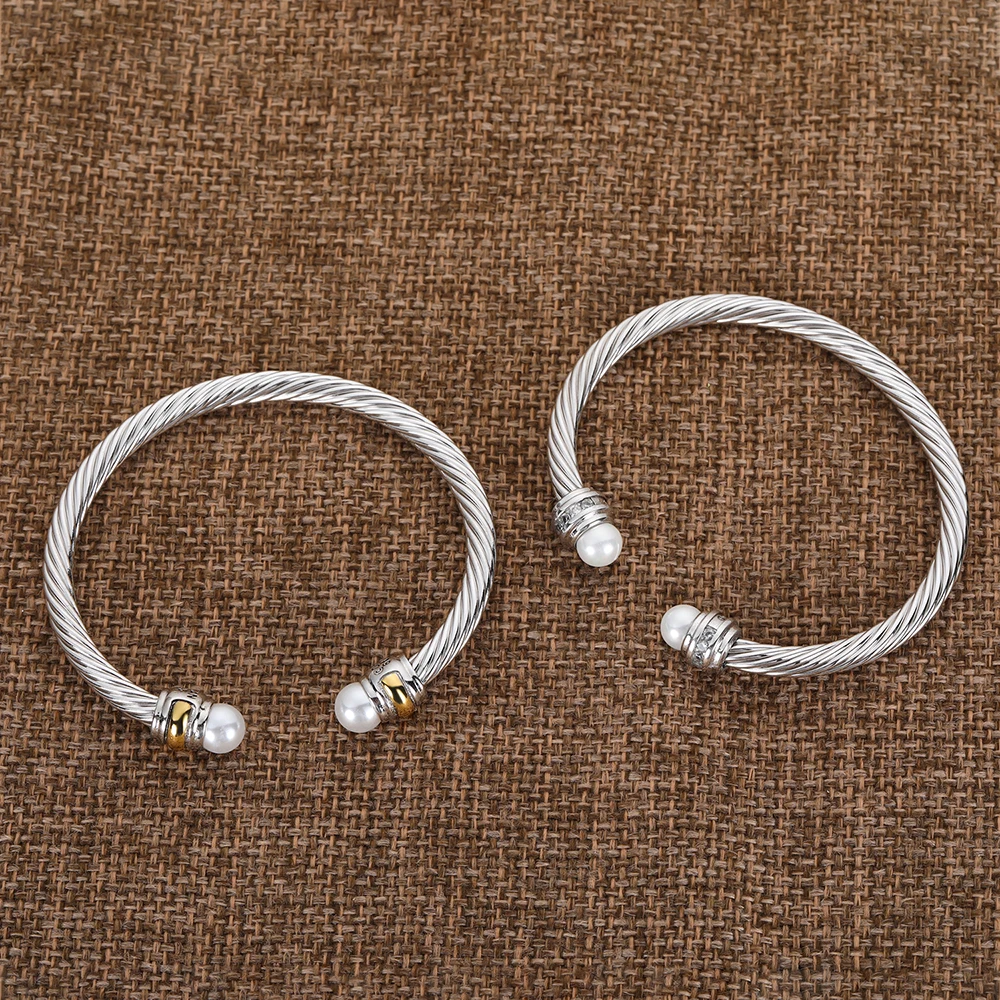 YS New Fashion Color Hip Hop silver Bracelet Female Adjustable Rust Proof Jewelry Party Personality Accessories Gift