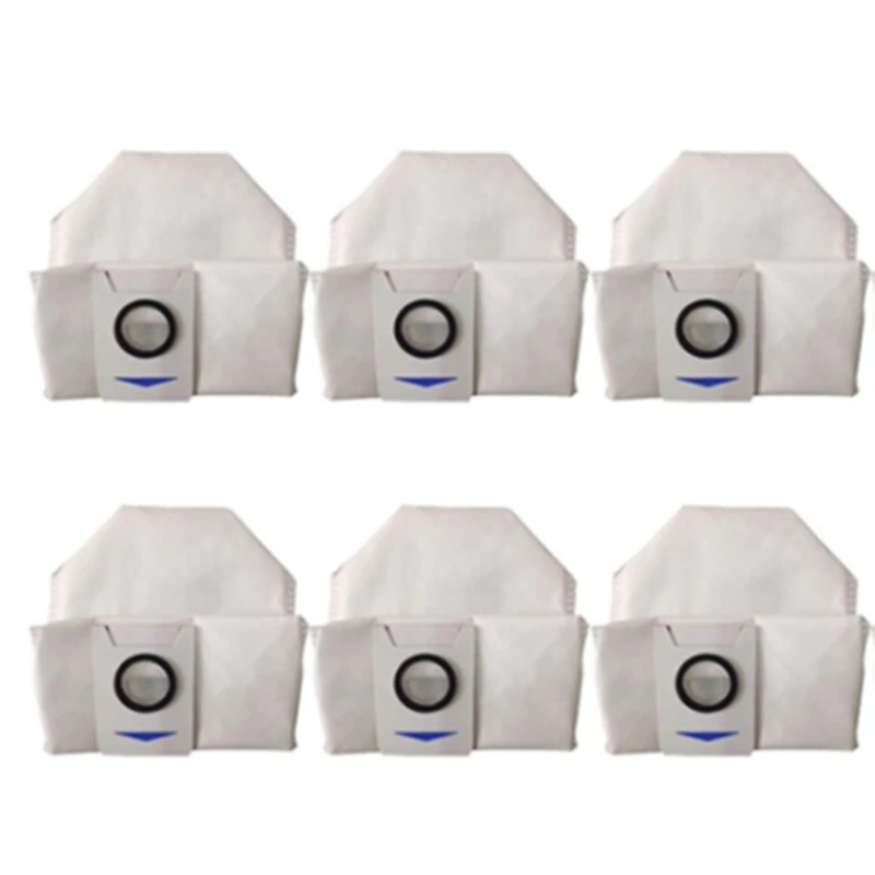 

6Pcs For ECOVACS DEEBOT X1 OMNI TURBO Robot Vacuum Cleaner Accessories Dust Bags Replacement Parts
