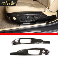 car seat side decorative frame cover trim accessories for bmw 3 series e90 2005 2012 x1 e84 2010 2015 abs carbon fiber