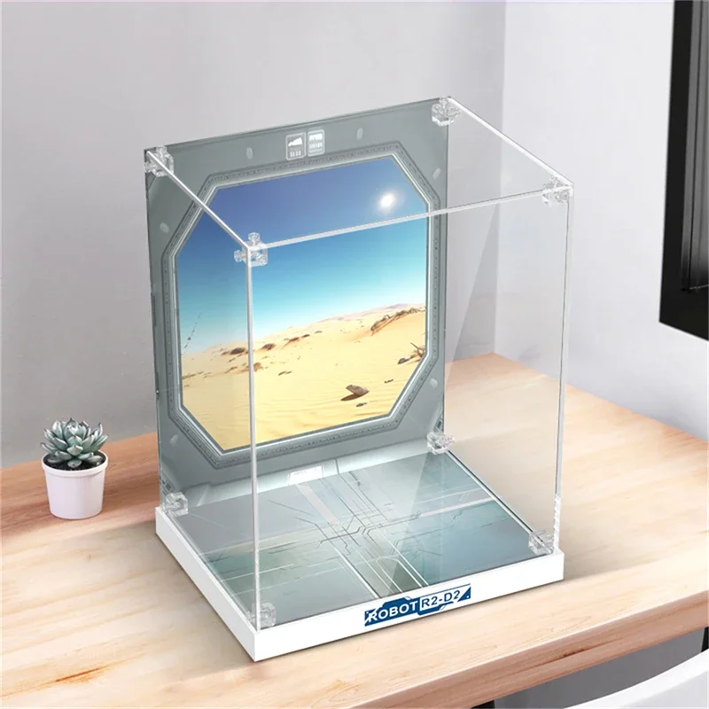 Витрина для Lego R2-D2 75379 акриловая витрина 3 мм (без набора моделей в комплекте)
