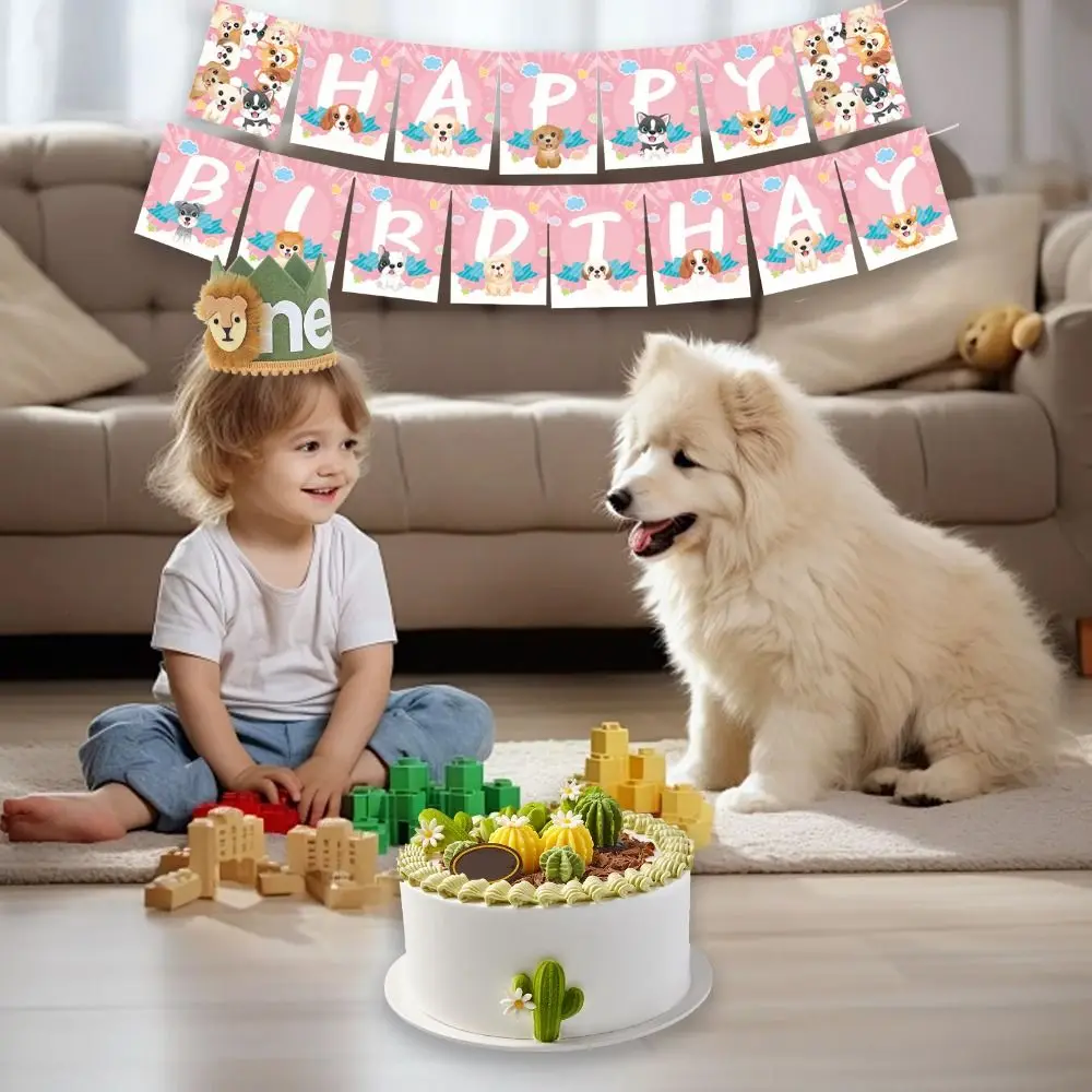 Зеленые украшения на день рождения Wild Корона Лев где дикие вещи товары для