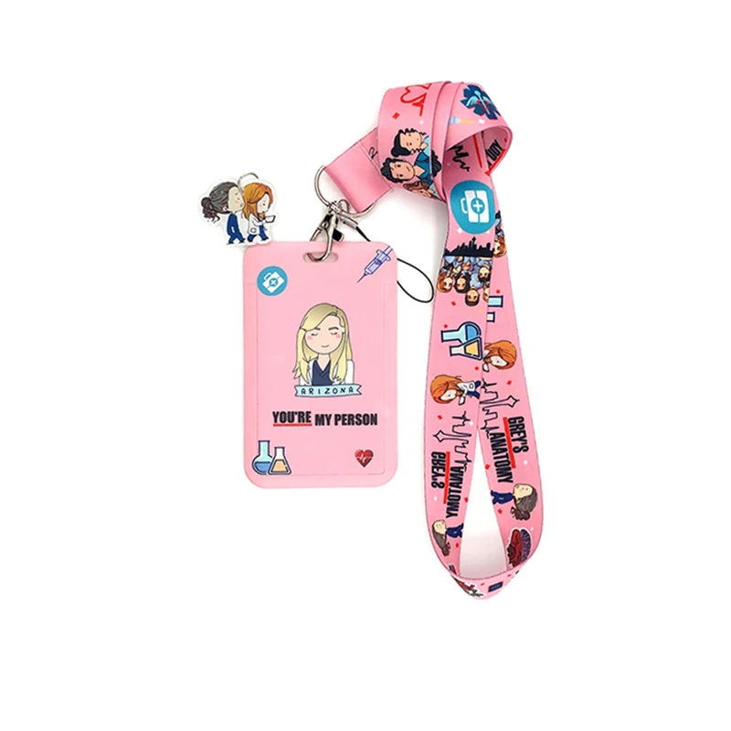 Новинка серая анатомия держатель для учеников доктора медсестры ремешки на шею