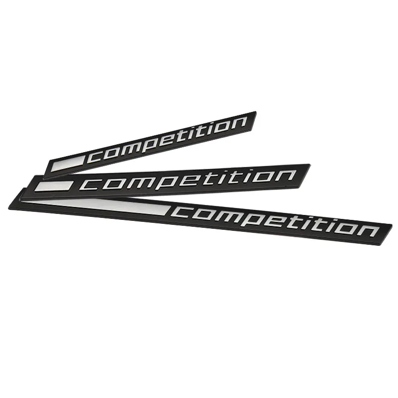 

COMPETITION Car Logo Stickers Emblem Badge Trunk Decal for BMW Thunder Edition M1 M2 M3 M4 M5 M6 M7 M8 M X3 X4 X5 X6 Z4 Audi TTS