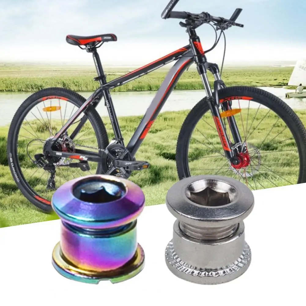 

Useful Alloy Anti-rust Fashion Appearance Fixing Bolt for Outdoor Bicycle Chainwheel Screw Crank Fixing Bolt