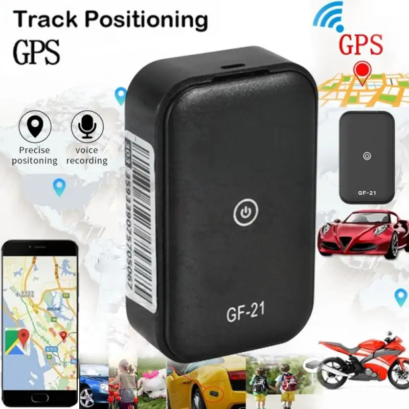 

GF21 миниатюрное автомобильное приложение WIFI GPS локатор поглощение Запись устройство против потери Голосовое управление Запись в реальном в...