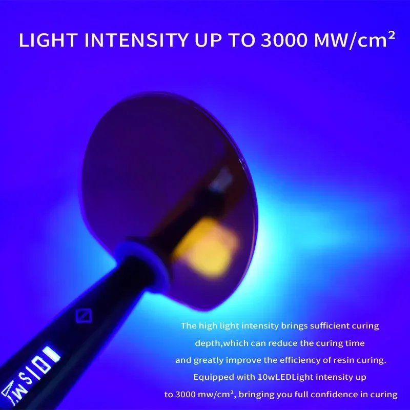 Dent al Полимеризационная лампа 1s Лампа для центрирования 7 режимов 3000 МВт/см2