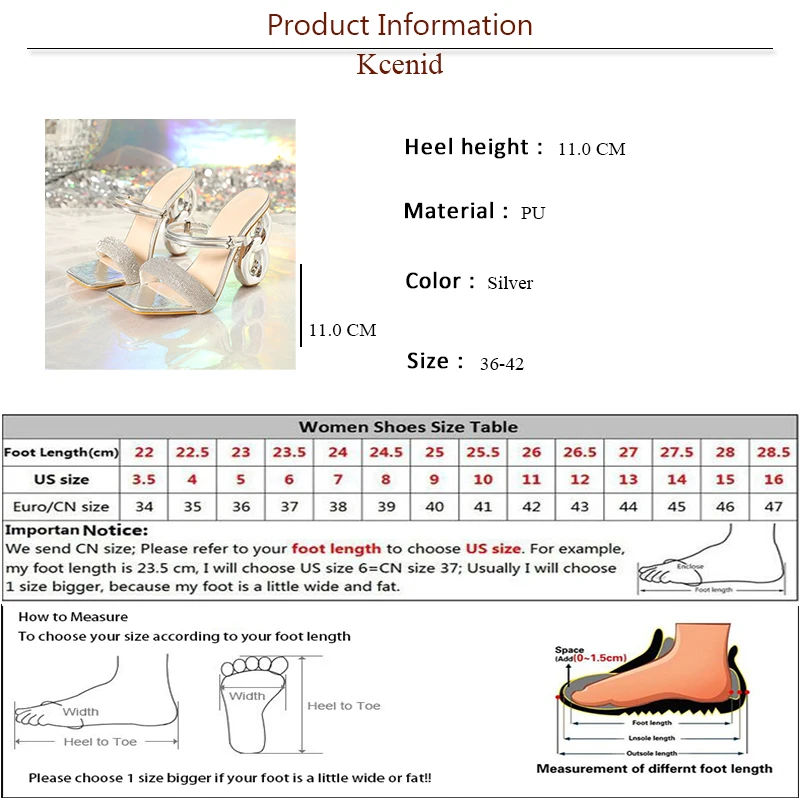 Kcenid модные сандалии с квадратным носком со стразами летние новые женские тапочки