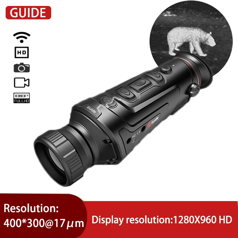 

Guide TrackIR 50 Thermal Imaging Long Detection Range Video Recording Ranging WIFI Handheld Thermal Imager Monocular Camera