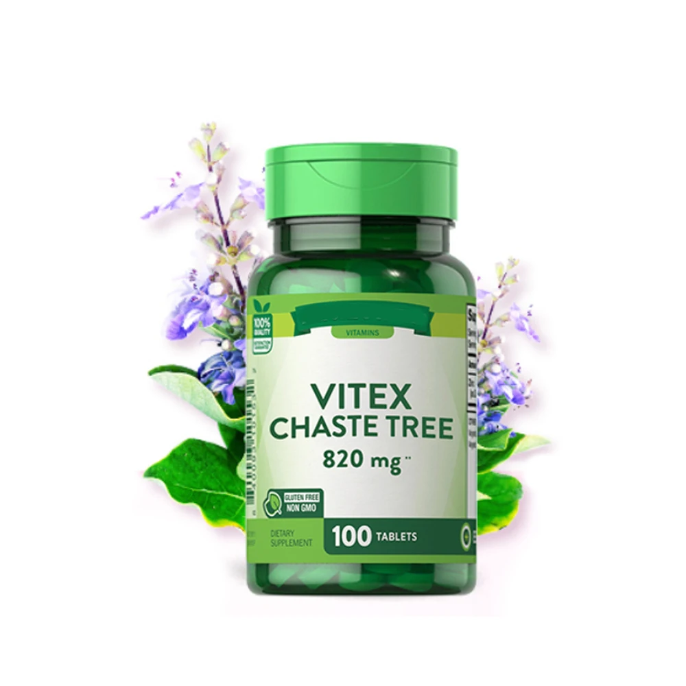 Vitex Chaste Tree 820 мг улучшение концепции полицистическое здоровье груди традиционная