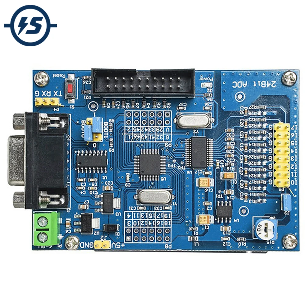 

Модуль сбора данных высокой точности ADS1256 + STM32F103C8T6, устройство для обучения, устройство для сбора аналоговых сигналов, 24 бита