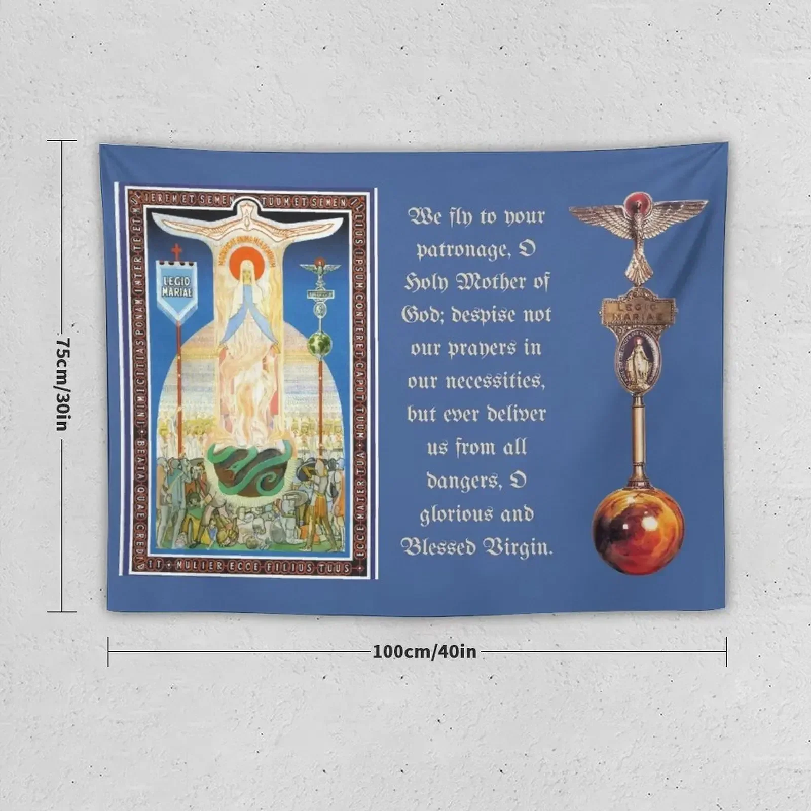 Легион Мэри мариджина Легия гобелен Легио Мариа эстетический Декор для комнаты