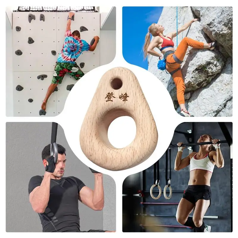 Вешалка для скалолазания маленькая тренировочная доска деревянная ручка