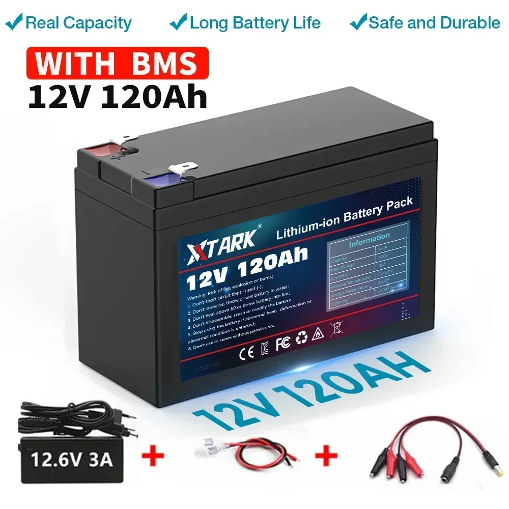 Новый набор литиевых батарей 12 В 18650 Ач 6 3S6P Встроенный ток 30 А BMS для распылителей