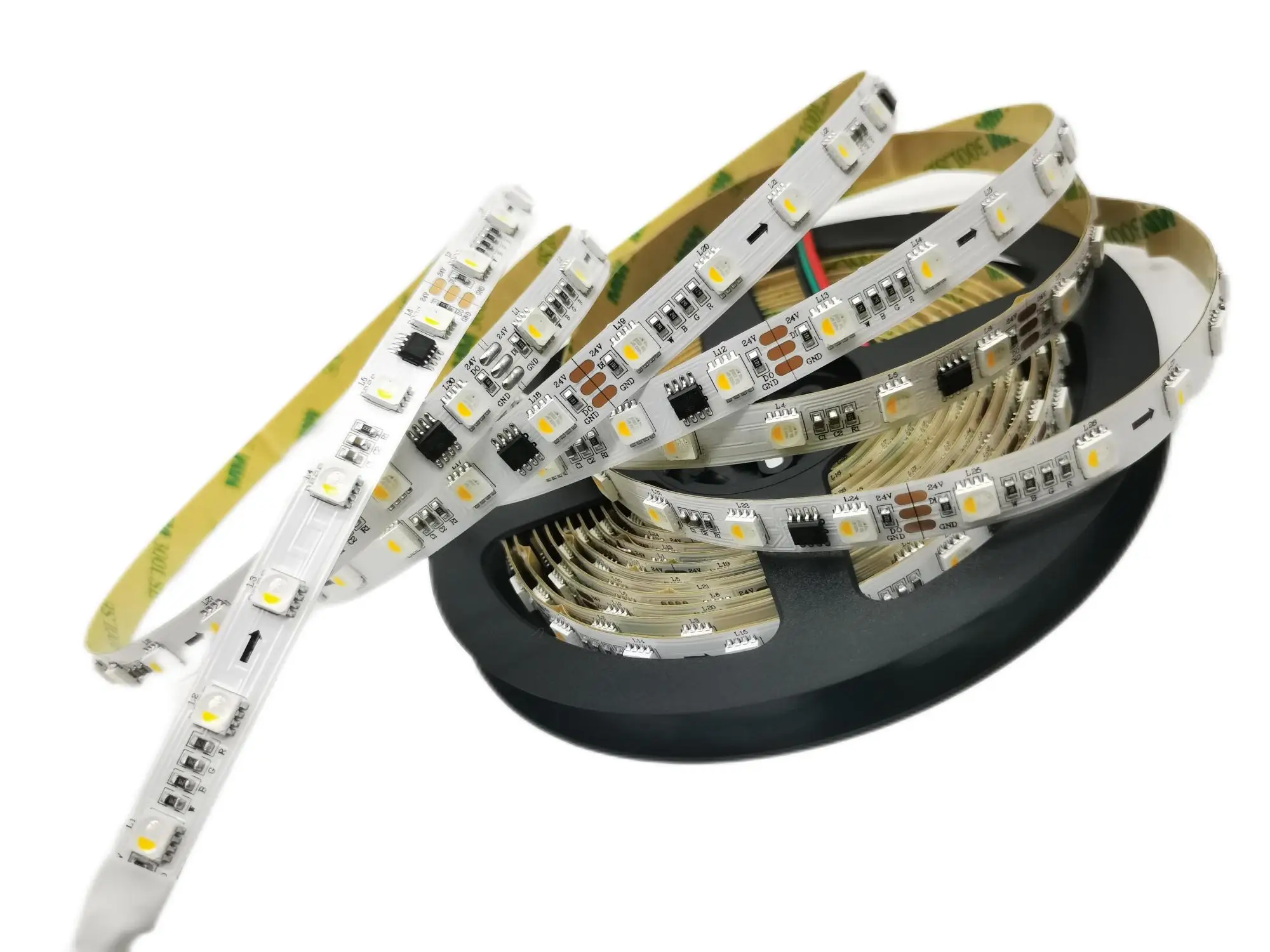 Модифицируемая Светодиодная лента UCS2904 5050RGBW DC24V, 60 светодиодный/10IC/m, полноцветная светодиодный ная лента