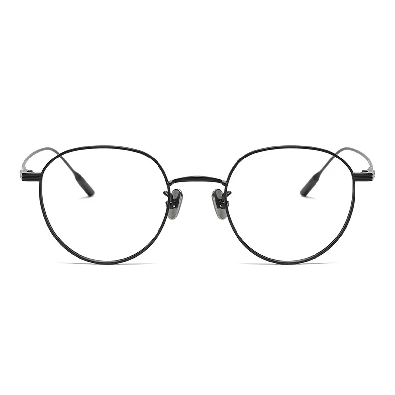 Очки с защитой от синего излучения из чистого титана овальные полноразмерные