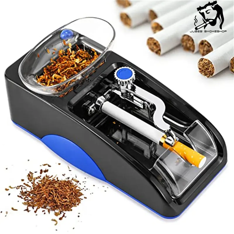 

JUSES' SMOKESHOP 6.5mm Slim Tube Cigarette Rolling Machine Electric Automatic Tobacco Injector Maker Roller DIY Smoking Tool