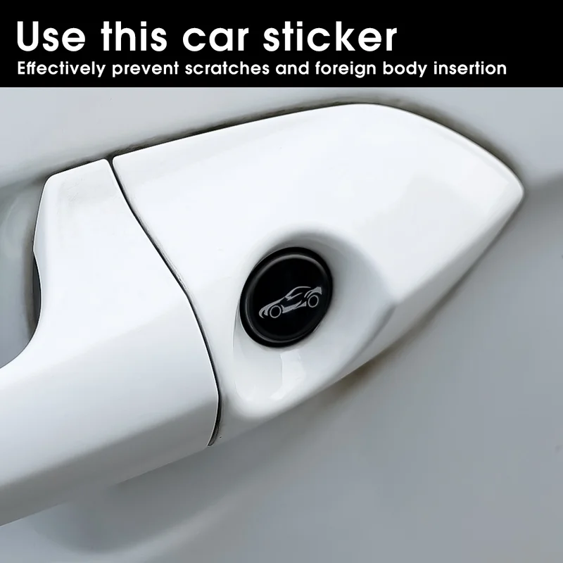 Универсальная наклейка на дверную дверь блокировка ключа отверстия защита от