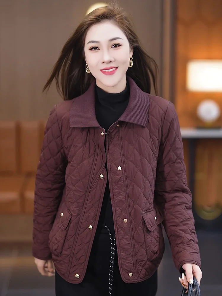 Осень-зима 2023 новое короткое пуховое пальто с шерстяным воротником женская мода