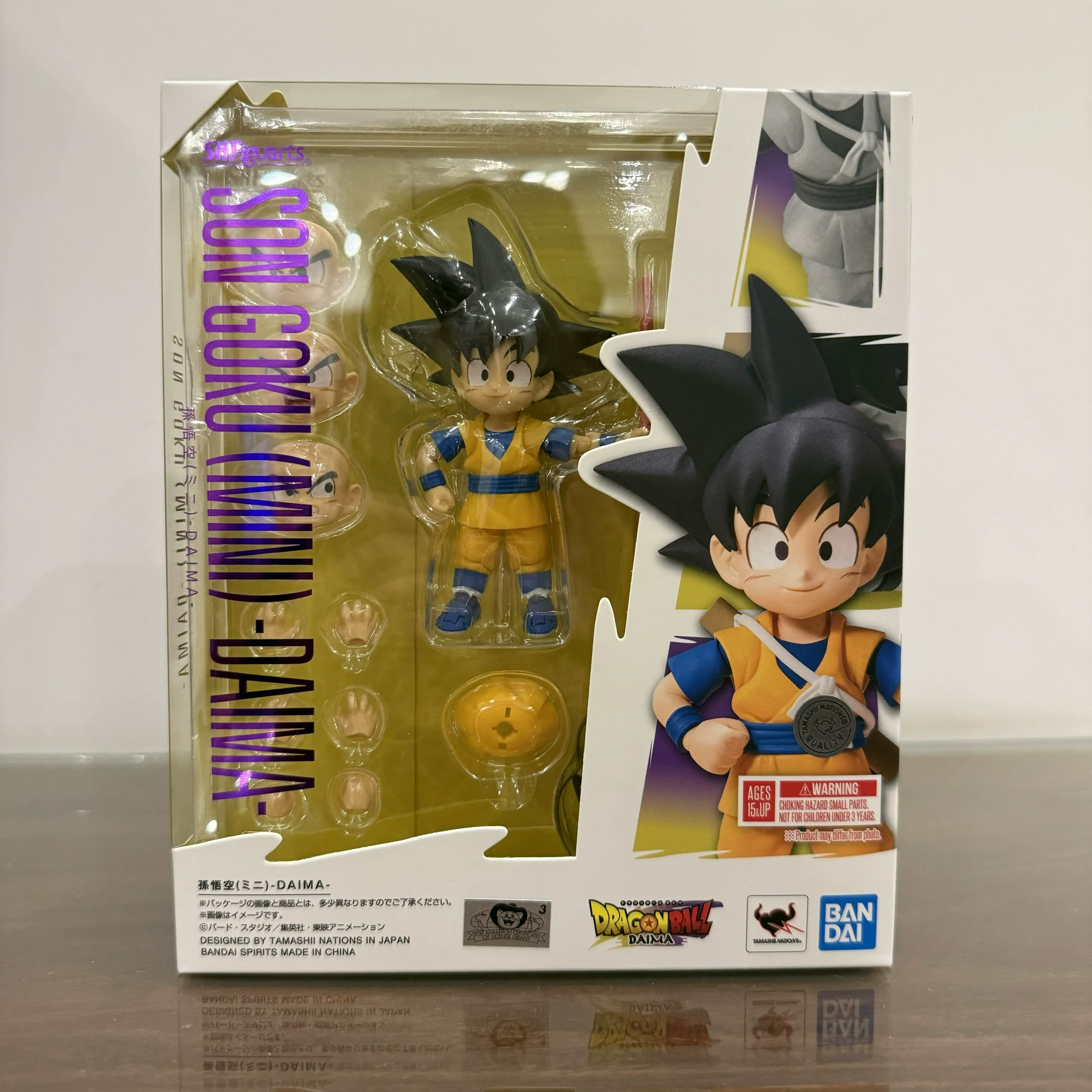 Bandai S.H.Figuarts Dragon Ball Daima Son Goku Mini 1/12 экшн-кукла Коллекционная аниме-фигурка Модель