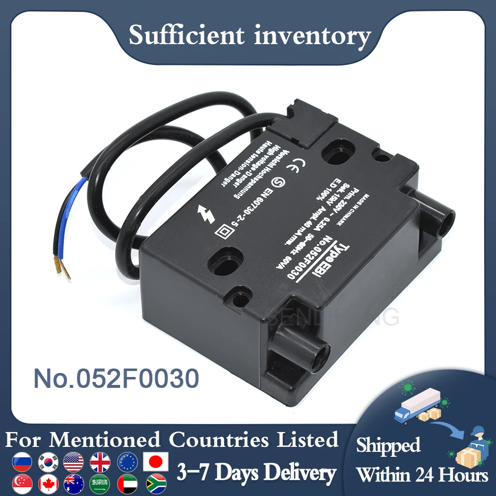 Для газовой горелки типа EBI No.052F0030 230 В ~ а 50-60 Гц sek.15 кв Danfoss 15 кВ игностойкий трансформатор типа EBI 052F0030 Новый