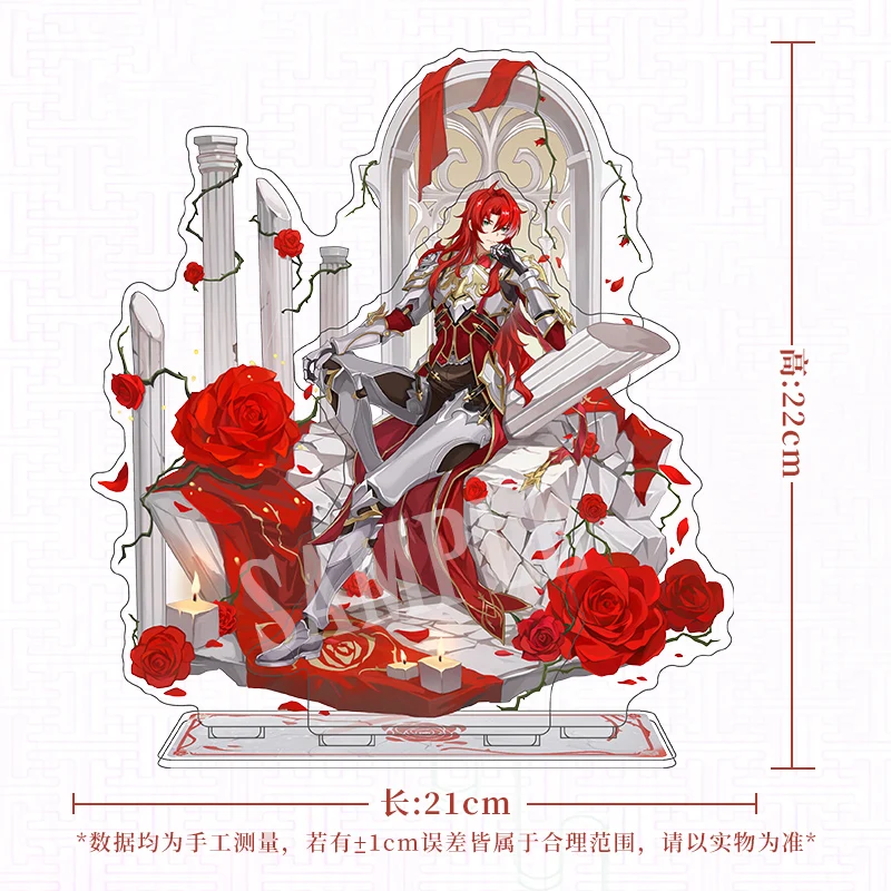 Аниме Honkai: Star Rail Argenti мультяшная сцена акриловая двойная подставка фигурка Модель
