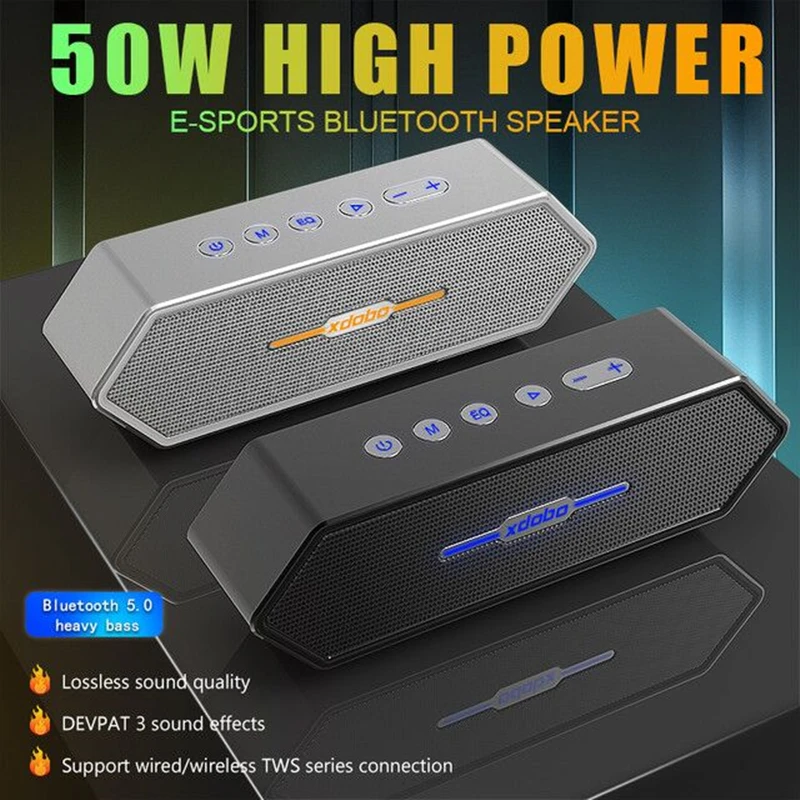 Bluetooth-Колонка xdobo Беспроводная игровая 50 Вт с сабвуфером |