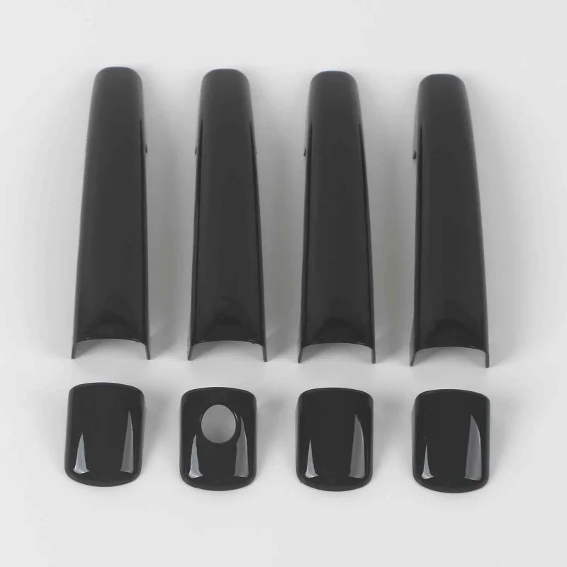 

ДЛЯ CITROEN C4 C4 PICASSO C6 PEUGEOT 207 308 407 Черная накладка на дверную ручку автомобиля из углеродного волокна, наклейка, Стайлинг, автоаксессуары