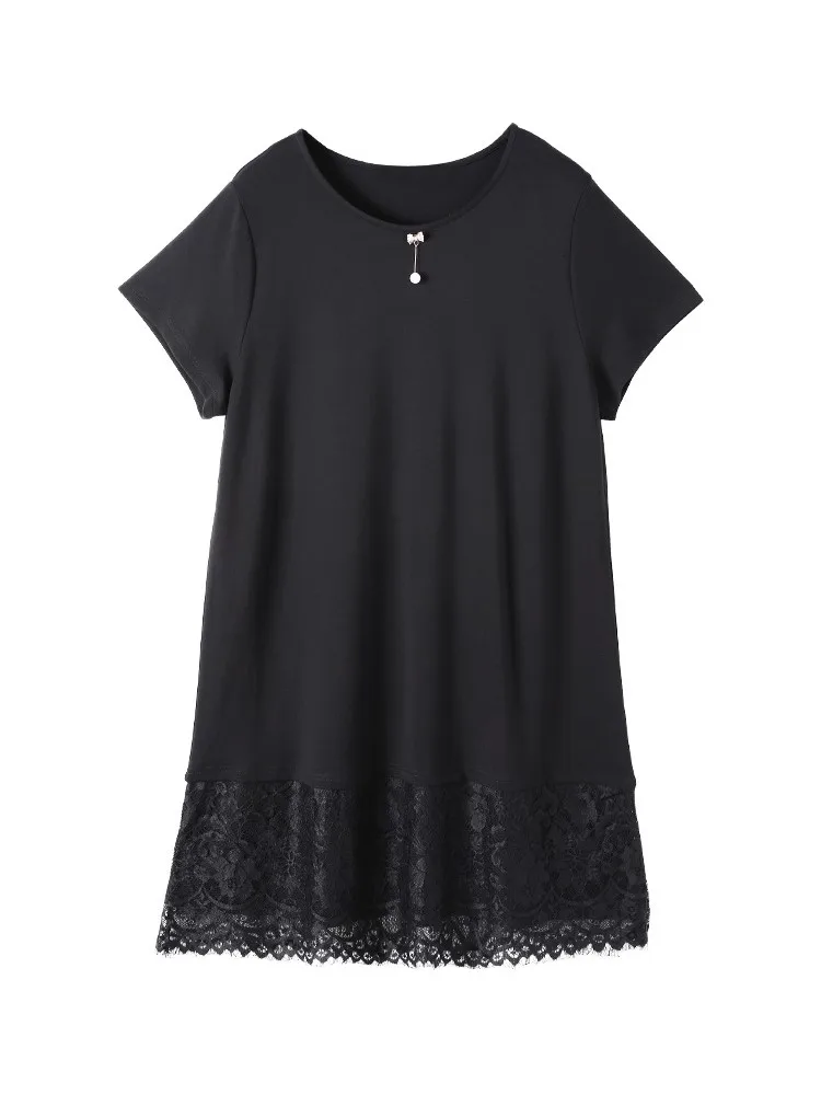 Модные женские летние платья с коротким рукавом элегантная кружевная одежда в