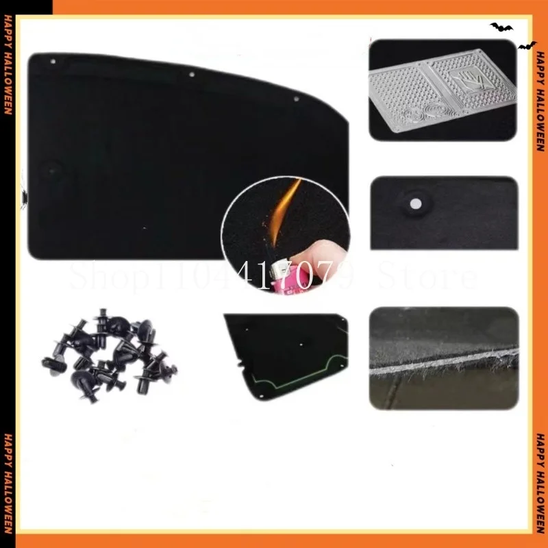 Фото Для Hyundai Sonata YF 6-го поколения i45 2010 ~ 2014 автомобильный капот, изоляционная накладка двигателя, хлопковый звукоизоляционный чехол, тепловой коврик, аксессуары 2011 2012 №4