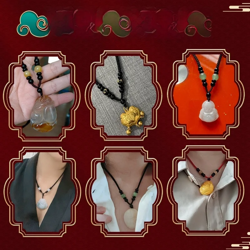 2024 натуральный нефрит Хэтянь высококачественный кулон ремешок нефритовый бренд