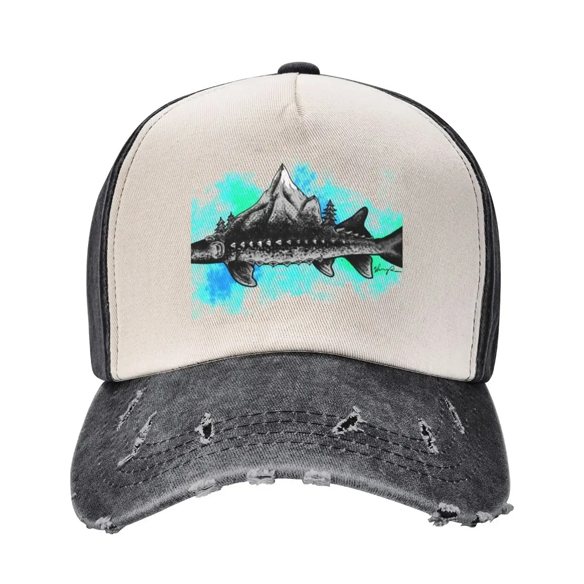 Бейсбольная кепка Mount Sturgeon рождественская шляпа роскошная мужская для